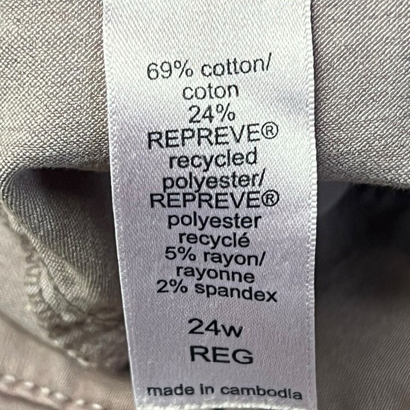 Maurices Jegging 24W Denim Flex Pink High Rise Two Button Stretch Casual Plus - Picture 10 of 12